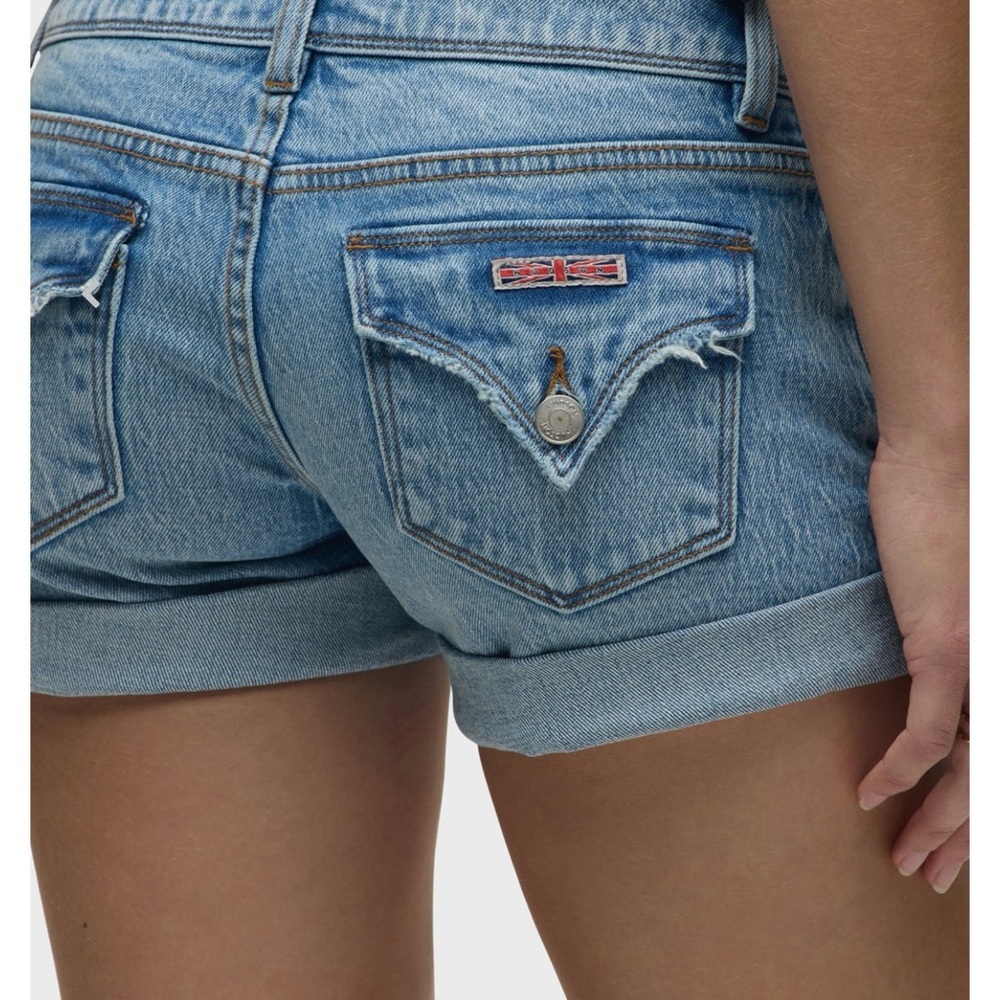 Hudson Croxley mid-rise denim shorts, 24